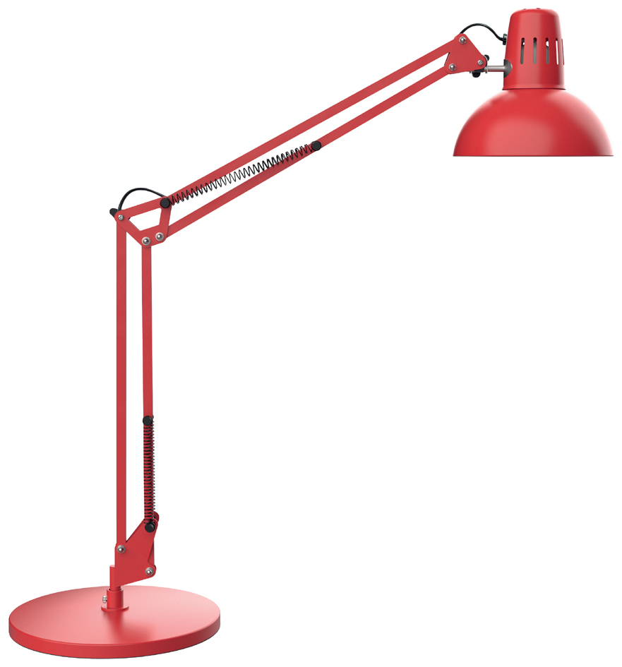MAUL LED-Tischleuchte MAULstudy, mit Standfuß, rot